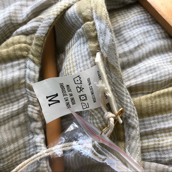 Natural Life Plaid Shift Dress Button Medium - Picture 9 of 9